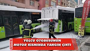 Gebze’de halk otobüsü yandı