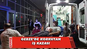 Gebze'de kolu yük rampasına sıkışan işçi yaralandı