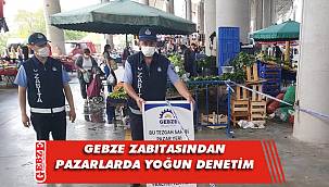 Gebze'de semt pazarlarına aralıksız denetim