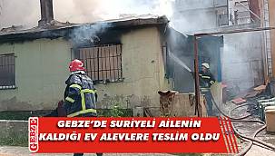 Gebze'deki yangında facianın eşiğinden dönüldü