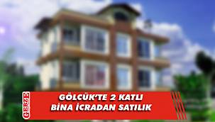 Gölcük’te 2 katlı bina icradan satılık