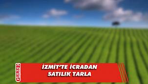 İzmit’te icradan satılık tarla