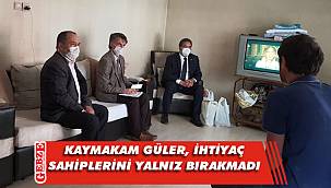 Kaymakam Güler'den Ramazan'ın son ziyareti