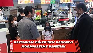 Kaymakam Güler, denetimlere ara vermiyor