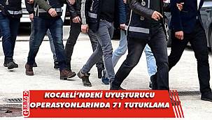Kocaeli'nde bir ayda yüzlerce operasyon