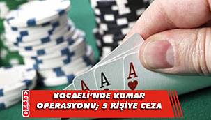 Kocaeli'nde kumar operasyonları bitmiyor