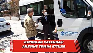 Kocaeli zabıtası kaybolan vatandaşa yardımcı oldu