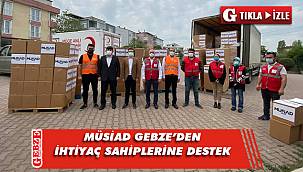 MÜSİAD Gebze'den anlamlı destek