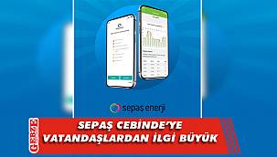 Sepaş'ın uygulaması kolaylık sağlıyor