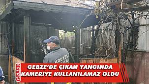 Tutuşturulan otlardaki alevler kameriyeye sıçradı