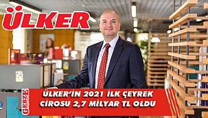 Ülker, yılın ilk çeyrek verilerini açıkladı