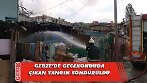 Adem Yavuz'da yangın paniği