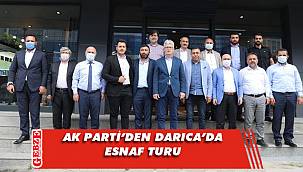 AK Parti kurmayları Darıcalılarla buluştu
