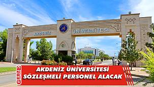 Akdeniz Üniversitesi 11 sözleşmeli personel alacak