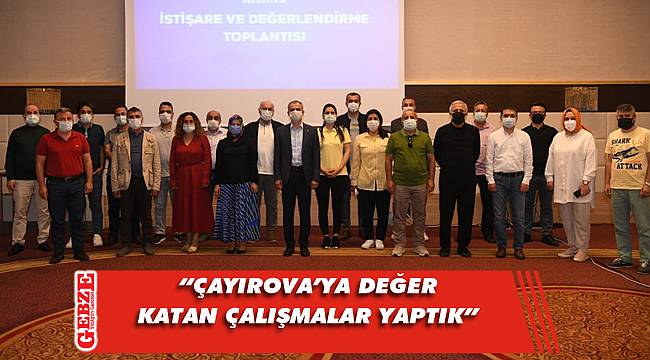 Başkan Çiftçi, ekibiyle 2 yılı değerlendirdi