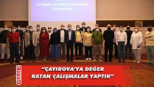 Başkan Çiftçi, ekibiyle 2 yılı değerlendirdi