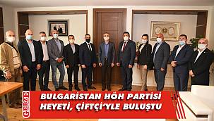 Başkan Çiftçi'ye Bulgaristan'dan konuk heyet