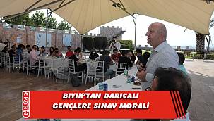 Bıyık, YKS'ye girecek Darıcalılarla buluştu