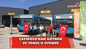 Çayırova'dan o ilçelere otobüs hibesi