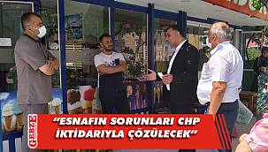 CHP Darıca, esnaflarla bir araya geldi