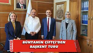 Çiftçi, Ankara'da ziyaretler gerçekleştirdi