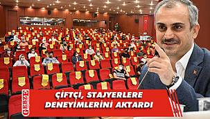 Çiftçi, Çayırova Belediyesi'nin stajyerleriyle buluştu