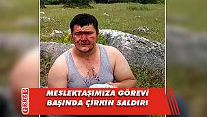 Çiftlikteki yıkım işlemlerini görüntüleyen Uslu'ya saldırı