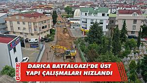 Darıca Battal Gazi Caddesi’nde çalışmalar sürüyor
