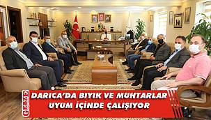 Darıca'da belediye-muhtar uyumu sürüyor