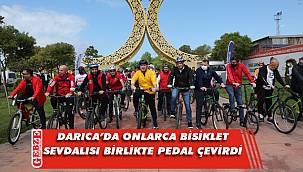 Darıca'da eşsiz manzarada bisiklet turu