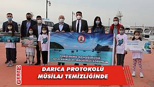  Darıca sahilinde temizlik seferberliği