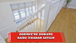 Derince’de dubleks daire icradan satılık