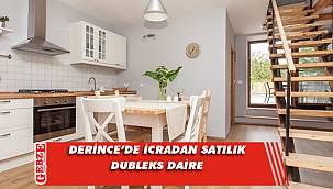 Derince’de icradan satılık dubleks daire