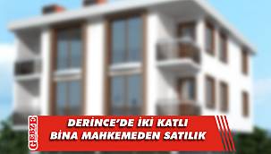 Derince Sırrıpaşa’da iki katlı bina mahkemeden satılık