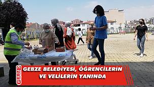Gebze Belediyesi'nden sınava girenlere ikram hediyesi