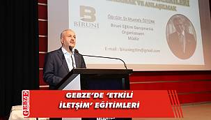 Gebze Belediyesi personeli eğitimden geçti