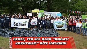 Gebze’de doğaseverler Denizli Göleti’nde buluştu