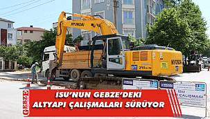 Gebze'de iki önemli noktada altyapı çalışması