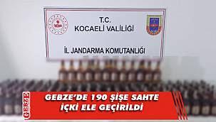 Gebze'de kaçak içki operasyonu