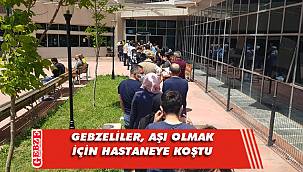 Gebze’de uzun aşı kuyrukları oluştu