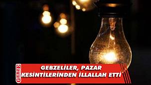 Gebze'deki elektrik kesintileri can sıkıyor