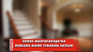 Gebze Mustafapaşa’da dubleks daire icradan satılık