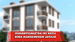 Gebze Osmanyılmaz'da 2 katlı bina mahkemeden satılık