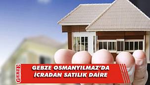 Gebze Osmanyılmaz’da icradan satılık daire
