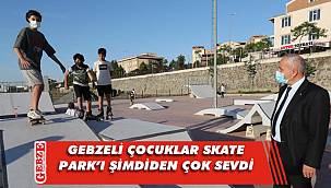 Gebzeli gençlerin skate park keyfi