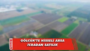 Gölcük’te hisseli arsa icradan satılık