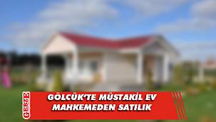 Gölcük’te müstakil ev mahkemeden satılık