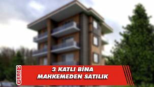 Gölcük Yenimahalle’de 3 katlı bina mahkemeden satılık