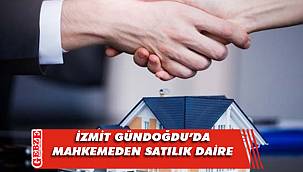 İzmit Gündoğdu’da mahkemeden satılık daire