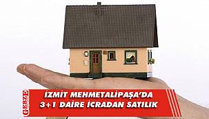 İzmit Mehmetalipaşa’da 3+1 daire icradan satılık